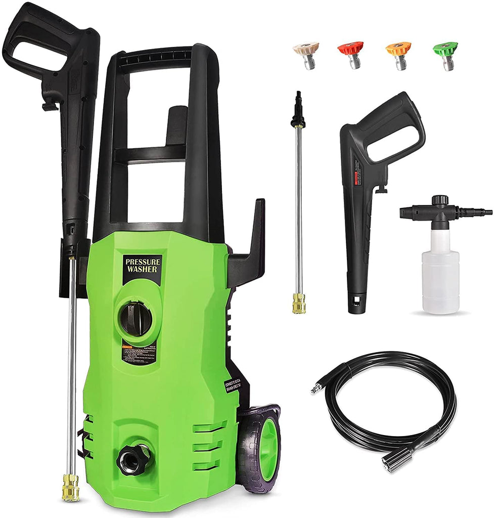 PowRyte Elite  Electric Pressure Washer, 3500 PSI 2.8 GPM, Foam Cannon, 4 Nozzles, Power Washer Suitable for Car, House, Garden, Driveway