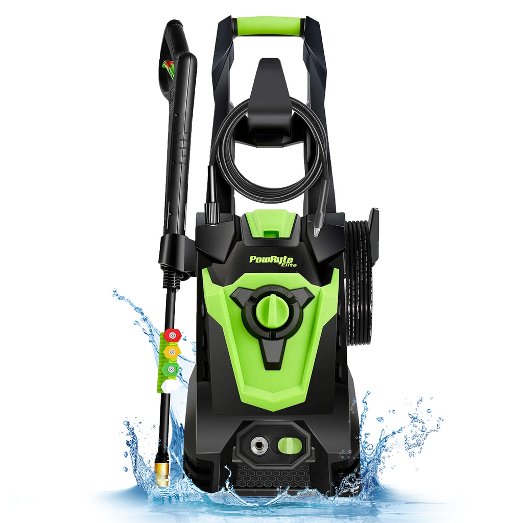 PowRyte Elite  4000 PSI 3.0 GPM Electric Power Washer, High Pressure Washer, Foam Cannon, 4 Different Pressure Tips, Suitable for Car, Home, Garden, Driveway
